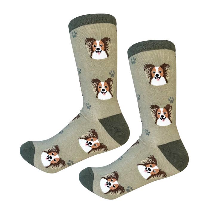 Chaussettes Papillon - Unisexes - Chaussettes amusantes pour chiens pour la vente par E&S Pets