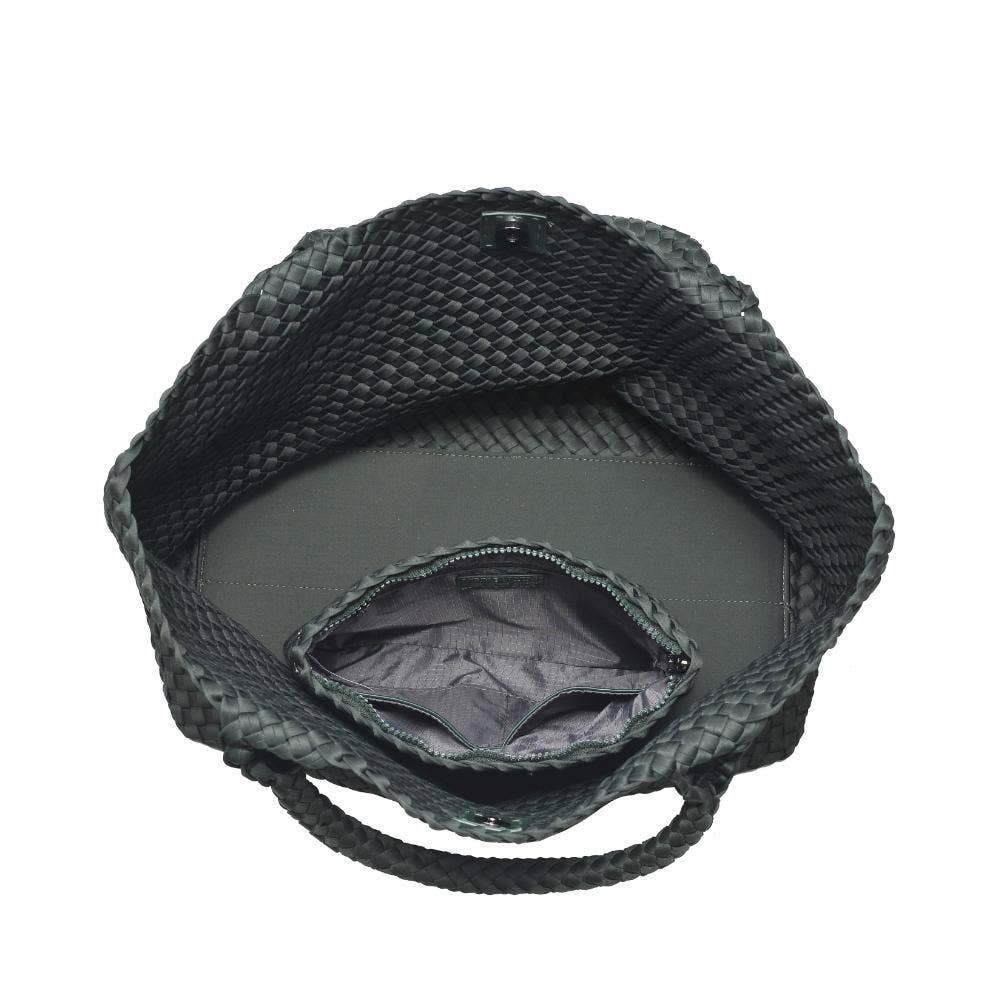 Sol and Selene – Großhandel Tragetasche – Damen – Große gewebte Neopren-Tasche "Sky's The Limit"87