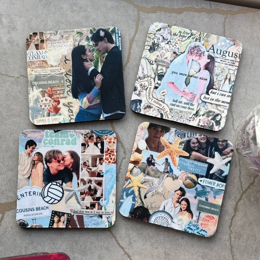 Awfullynerdy.co - Wholesale Coasters - The Summer I Turned Pretty Inspired Coasters - Set of 41