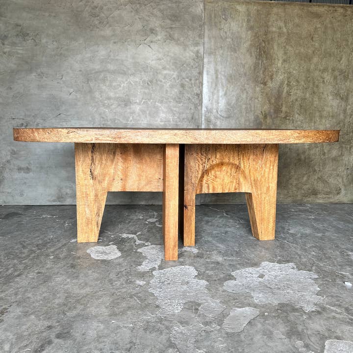 Office Objets - Wholesale Coffee Table - Massive mango wood table 2m10x1m78