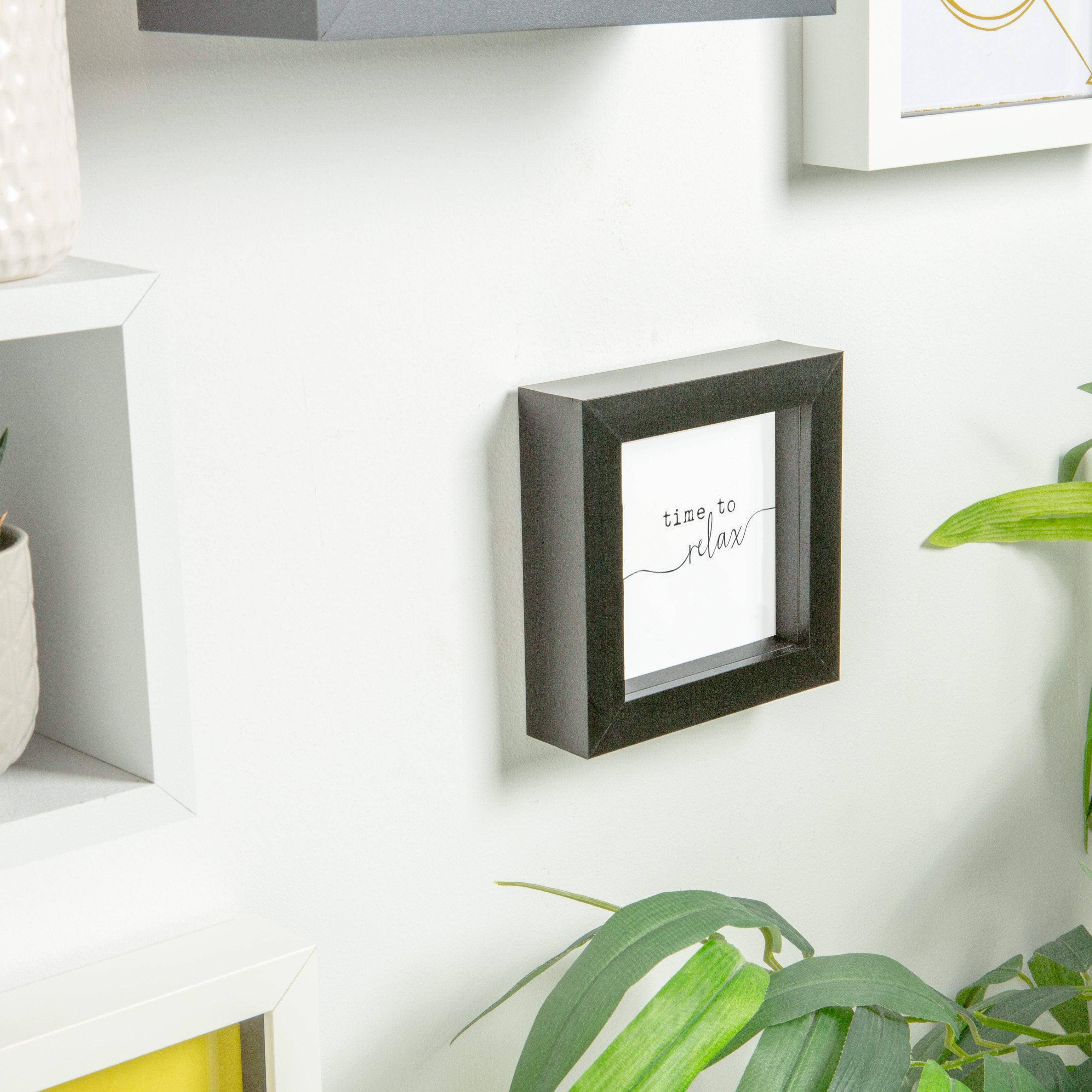 Rinkit Ltd - Wholesale Picture Frame - Nicola Spring Box Photo Frame - 4x4 - Black2