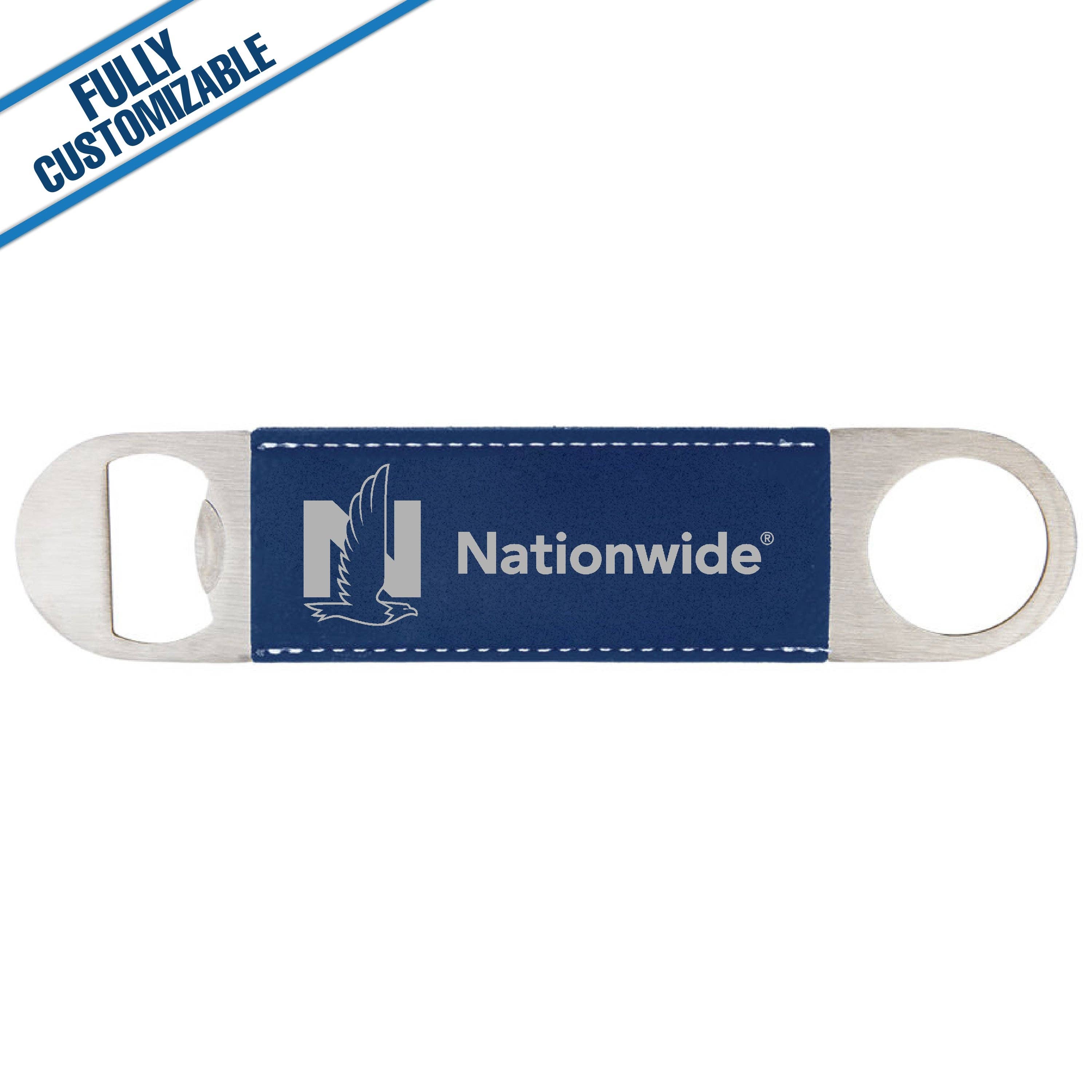 GiftWorksPlus - Wholesale Bottle/Wine Opener - Engraved Leatherette Grip Bottle Opener - Fully Customizable10