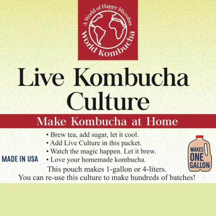 World Kombucha - Wholesale Kombucha - Live kombucha Culture by World Kombucha