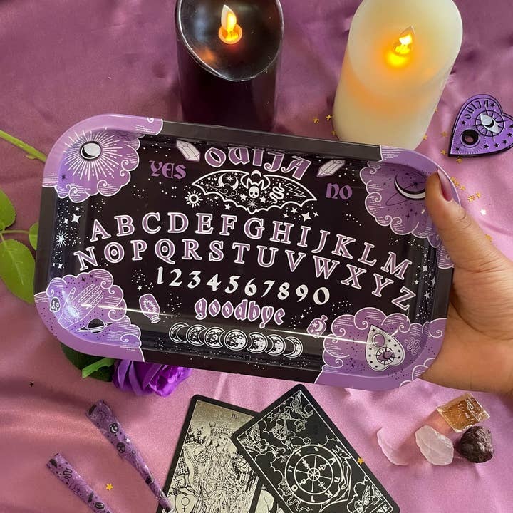 Canna Style - Wholesale Decorative Tray - OUIJA BOARD ROLLING TRAY