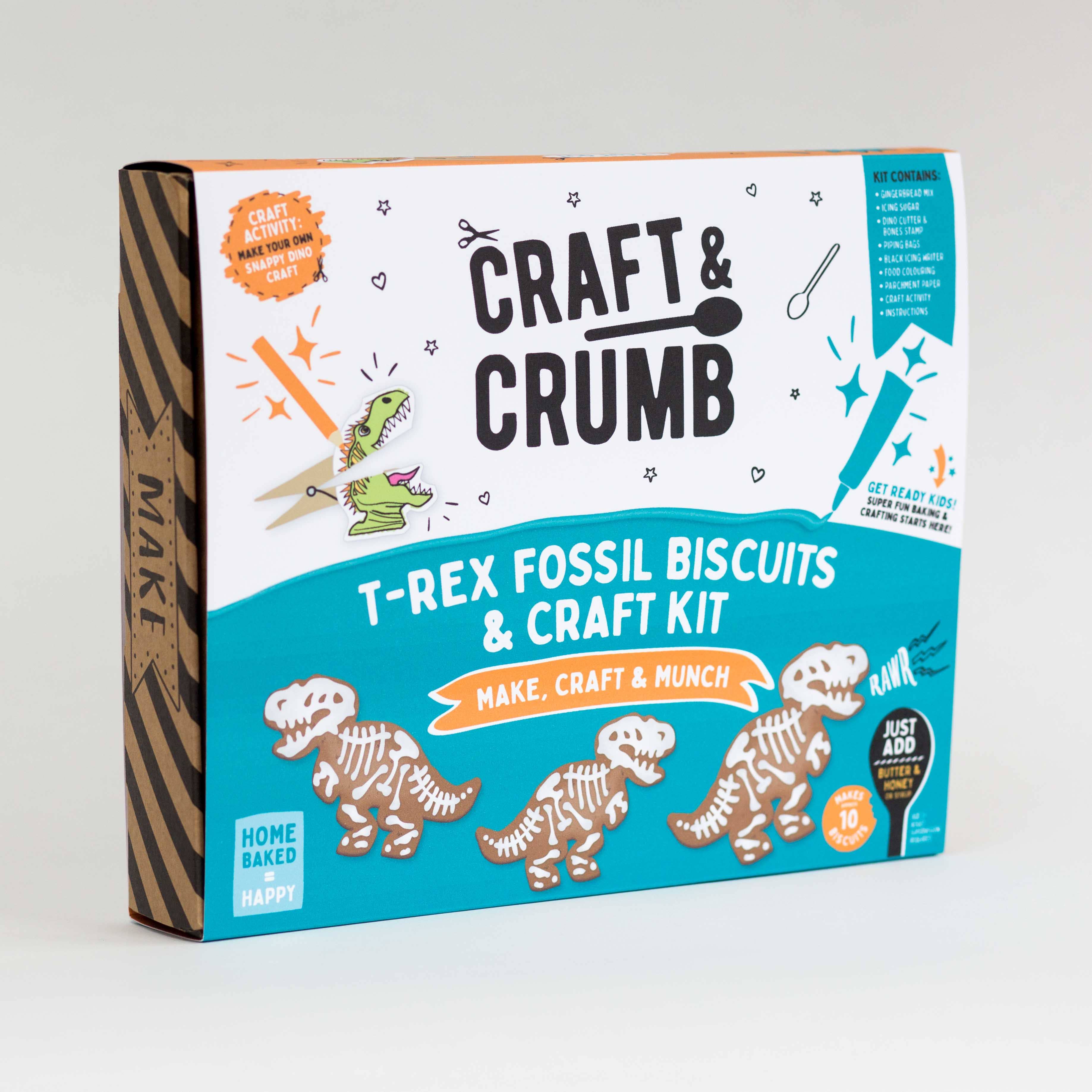 Craft & Crumb - Wholesale DIY Food Kit - Dinosaur biscuit baking and craft kit7