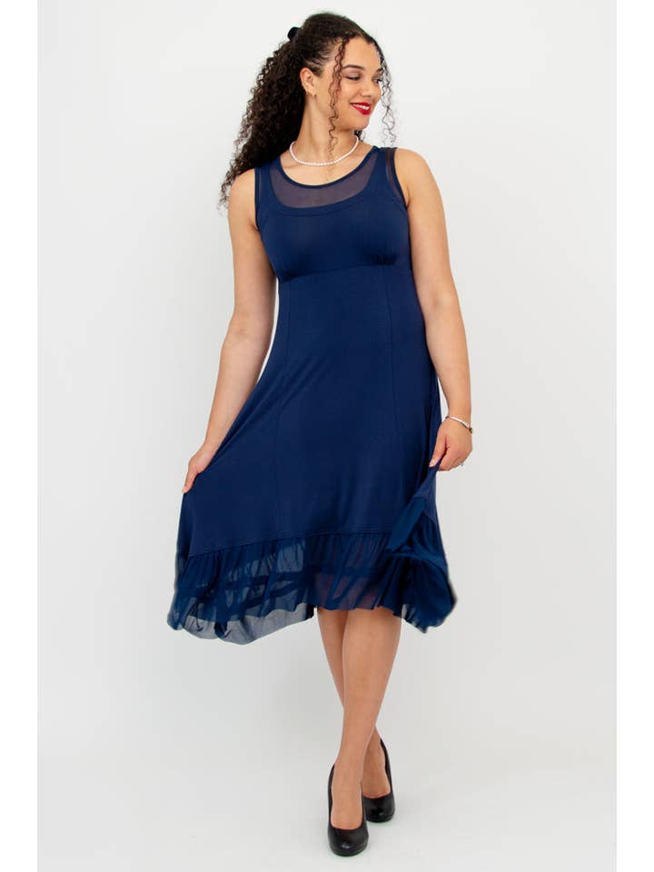 Blue Sky Clothing Co LLC - Vendita all'ingrosso Vestito - Donna - Abito Danube, indaco, bambù7