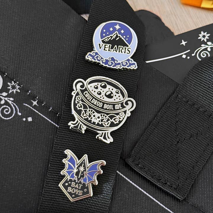 Conquest Journals - Wholesale Lapel Pin/Button - A Court of Thorns and Roses Enamel Pins (3-Pack)1