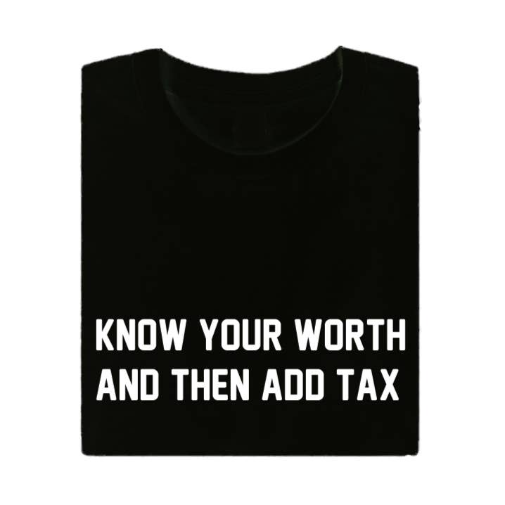 KNOW YOUR WORTH Tee for wholesale by BBxCollection