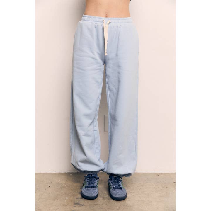 Essential Organic Wide-Leg Jogger (AAD501) for wholesale by The Blank Lab