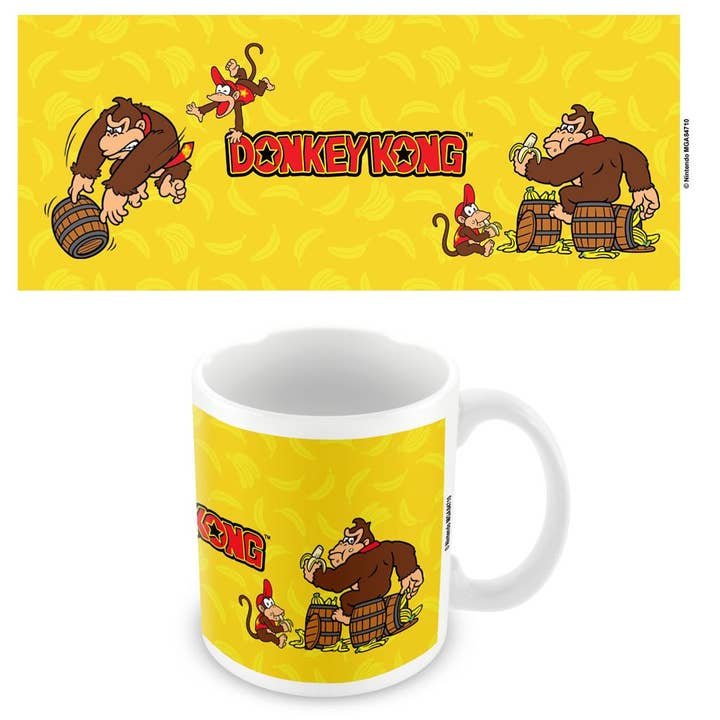 Donkey Kong (Bananas) White Mug for wholesale by Pyramid International