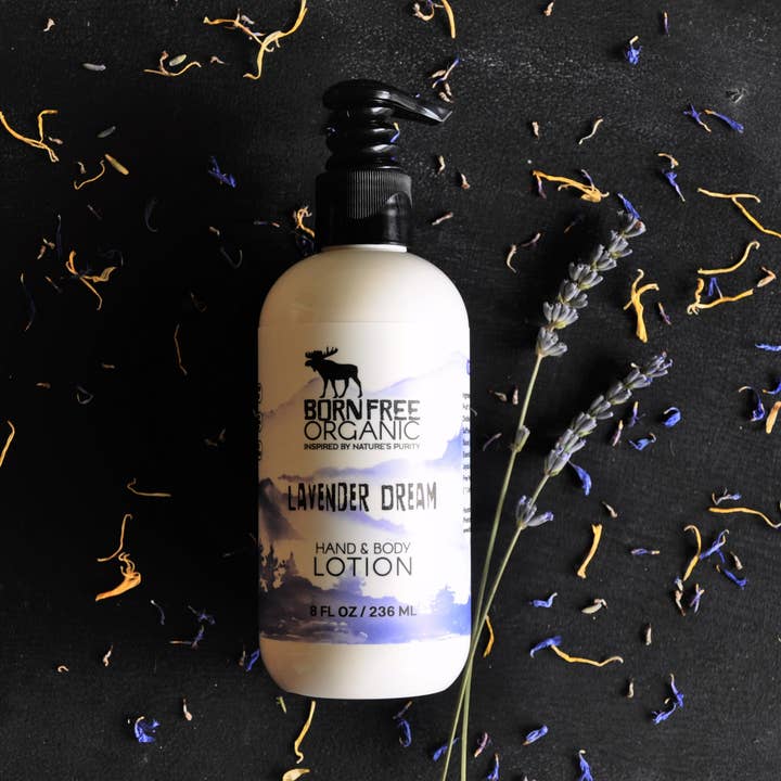 Lavendel Dream Hånd & Bodylotion for engroshandel hos Born Free Organic