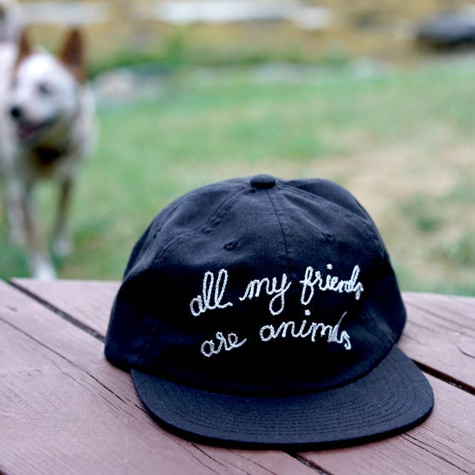 all my friends are animals® - Wholesale Baseball cap – Unisex - all my friends are animals® Original Script Hat