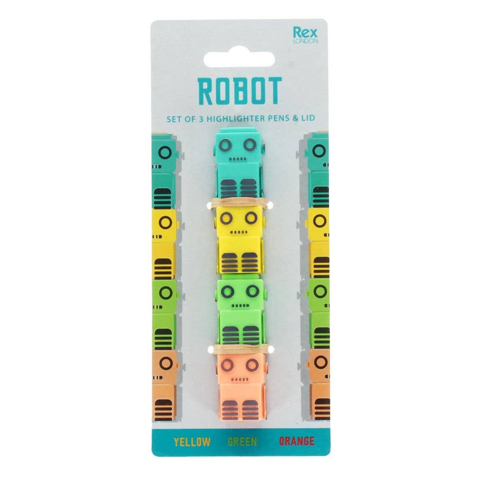 Bobangles - Wholesale Highlighter - Rex London Stackable Highlighters – Robot:2