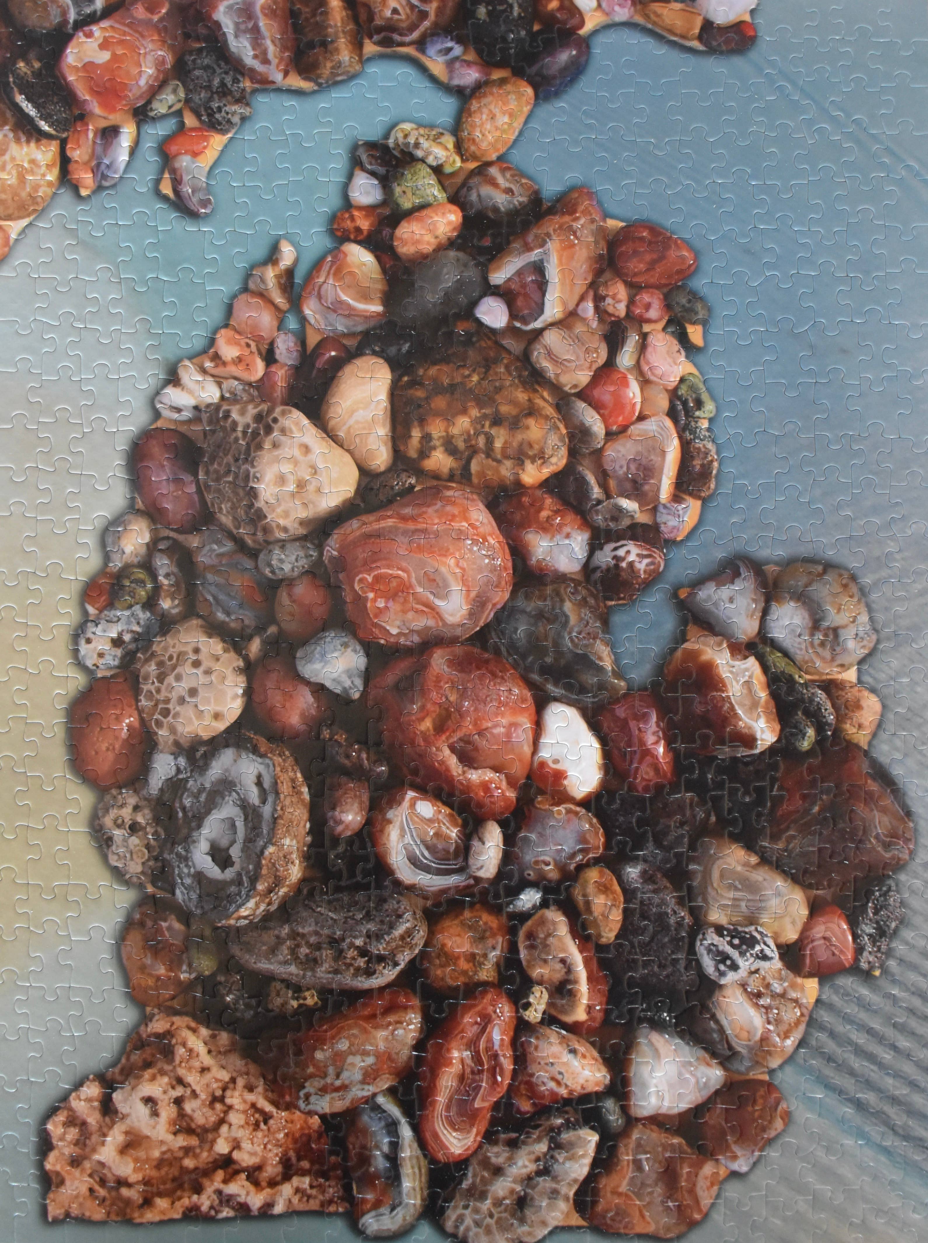 Puzzles That Rock - Wholesale Puzzle - Adult - Michigan Rocks: Agates 550-Piece Puzzle3