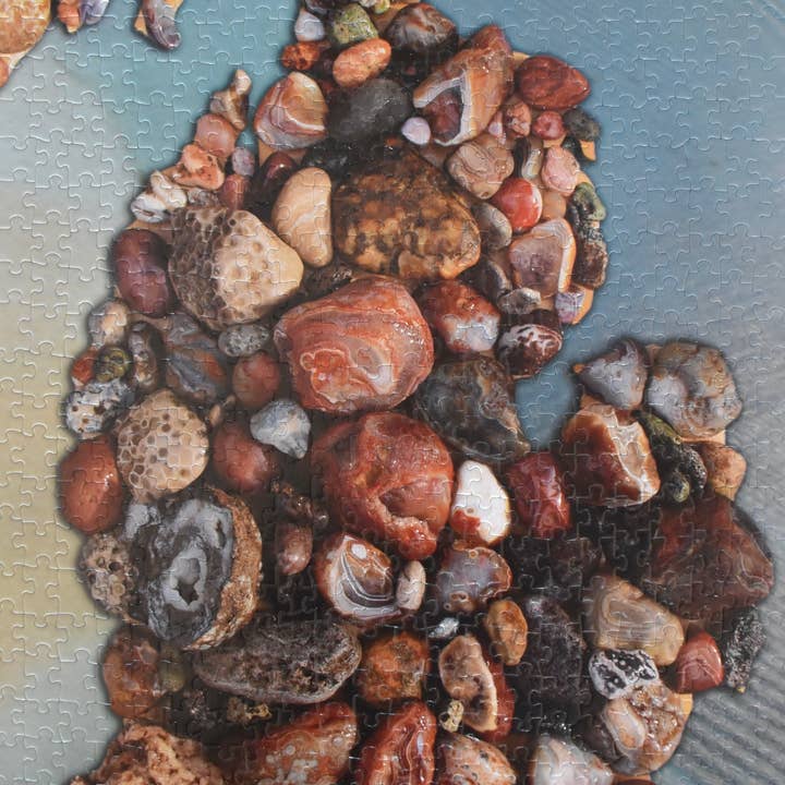 Puzzles That Rock - Wholesale Puzzle - Adult - Michigan Rocks: Agates 550-Piece Puzzle3