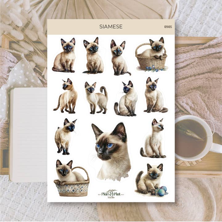 Plan & Plot Studio - Wholesale Sticker - Siamese | Stickers