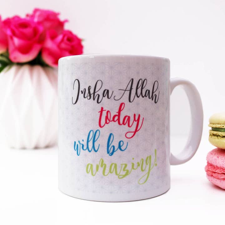 Insha'Allah Today will be Amazing Islamic Dua Mug - MG17 for wholesale by Islamic Moments