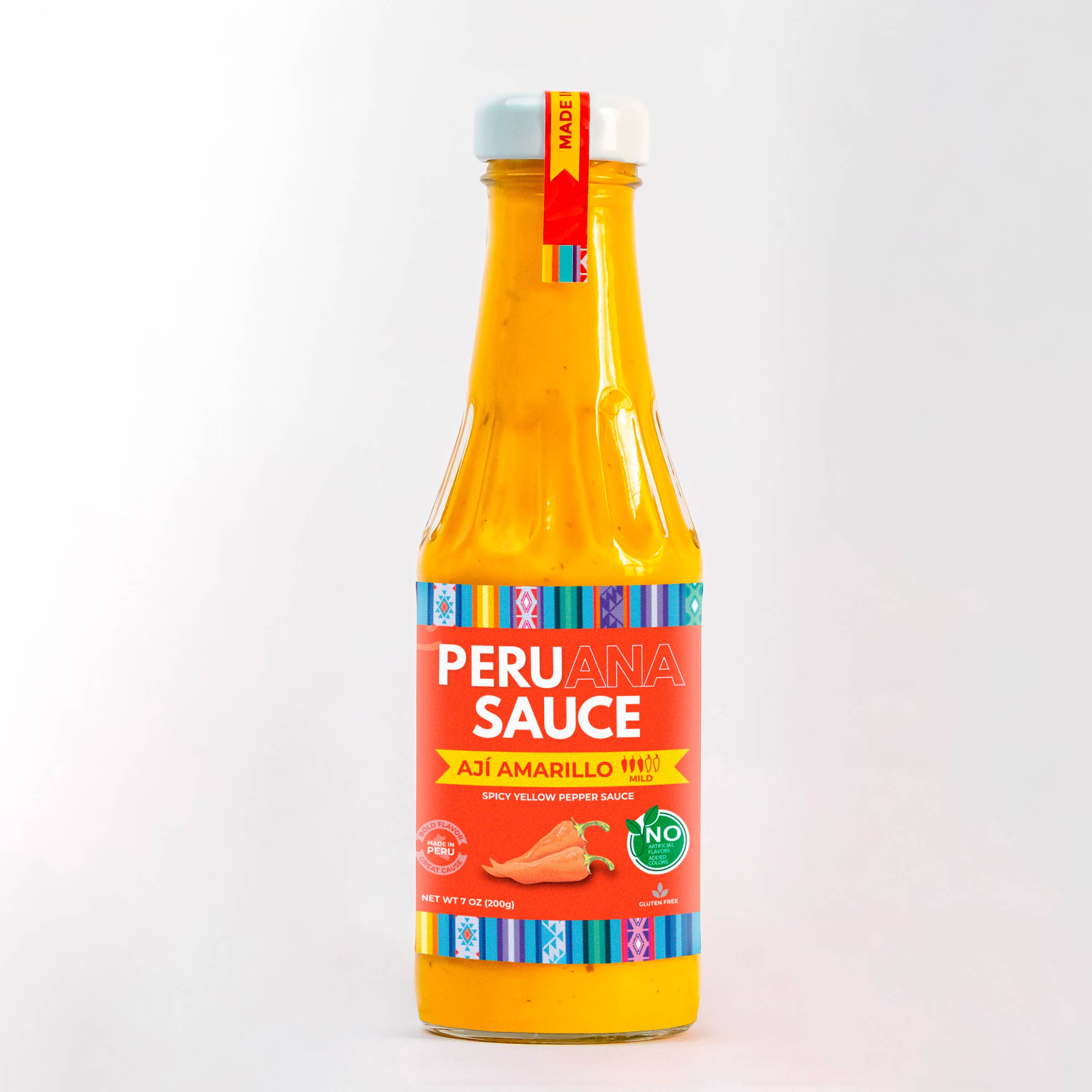 Peruana Foods - SPC – Molho picante por atacado – Molho Picante Gourmet de Aji Amarillo, 198g, Suave, SG, Keto0