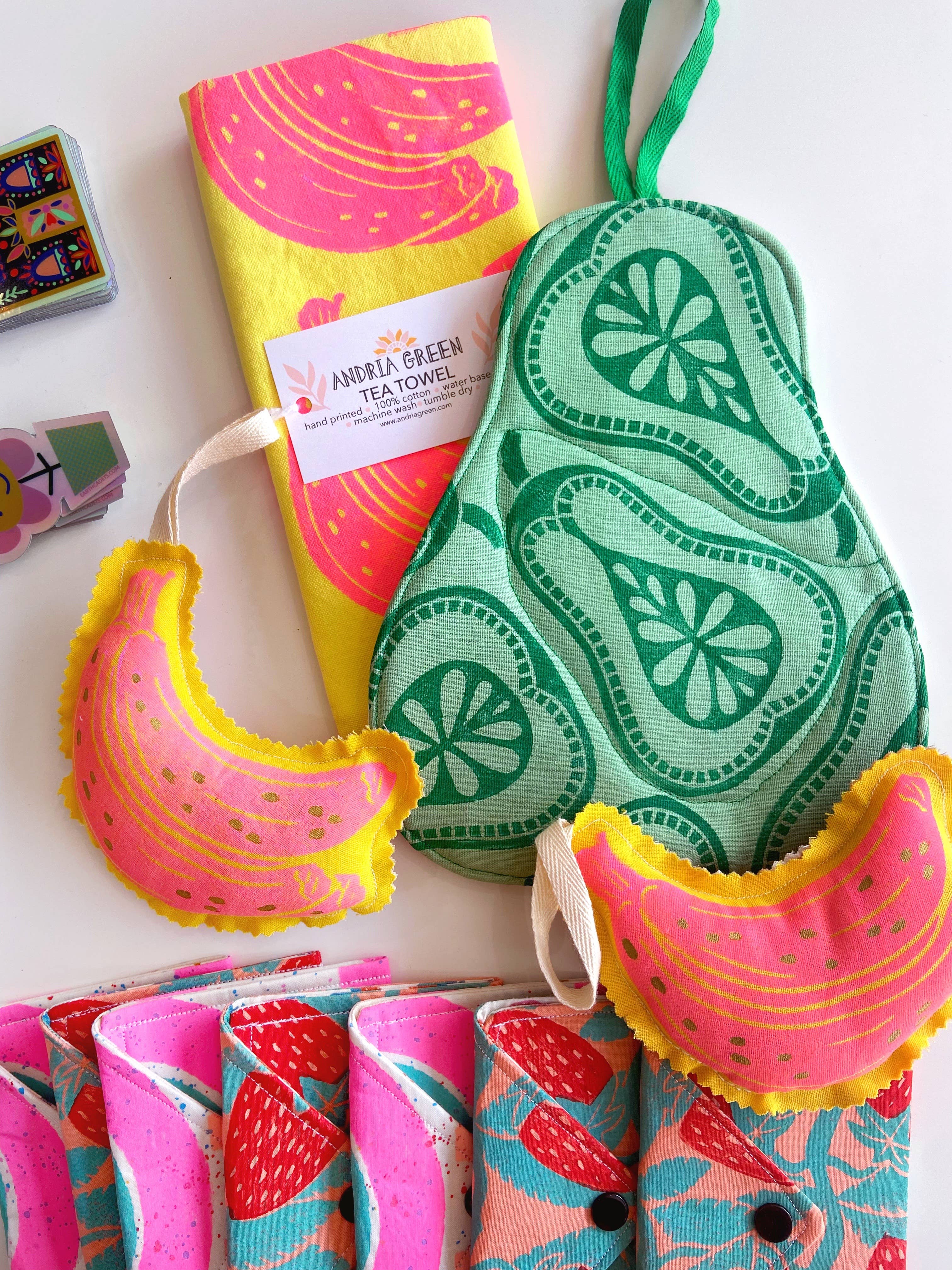 Andria Green - Wholesale Tea Towel - Banana Tea Towel2