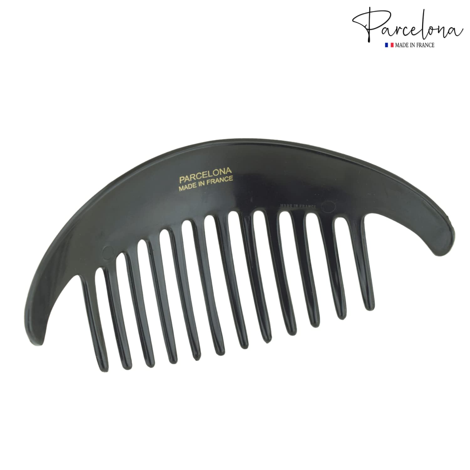 Parcelona - Wholesale Hair Brush/Comb - Parcelona French Alice Large Celluloid 12 Teeth Side Hair Combs for Women 2 Pcs29