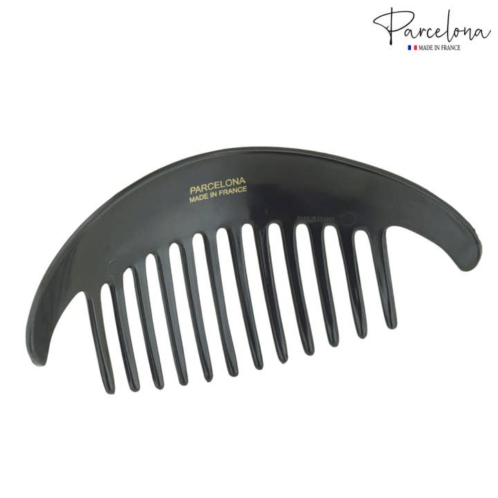 Parcelona - Wholesale Hair Brush/Comb - Parcelona French Alice Large Celluloid 12 Teeth Side Hair Combs for Women 2 Pcs29