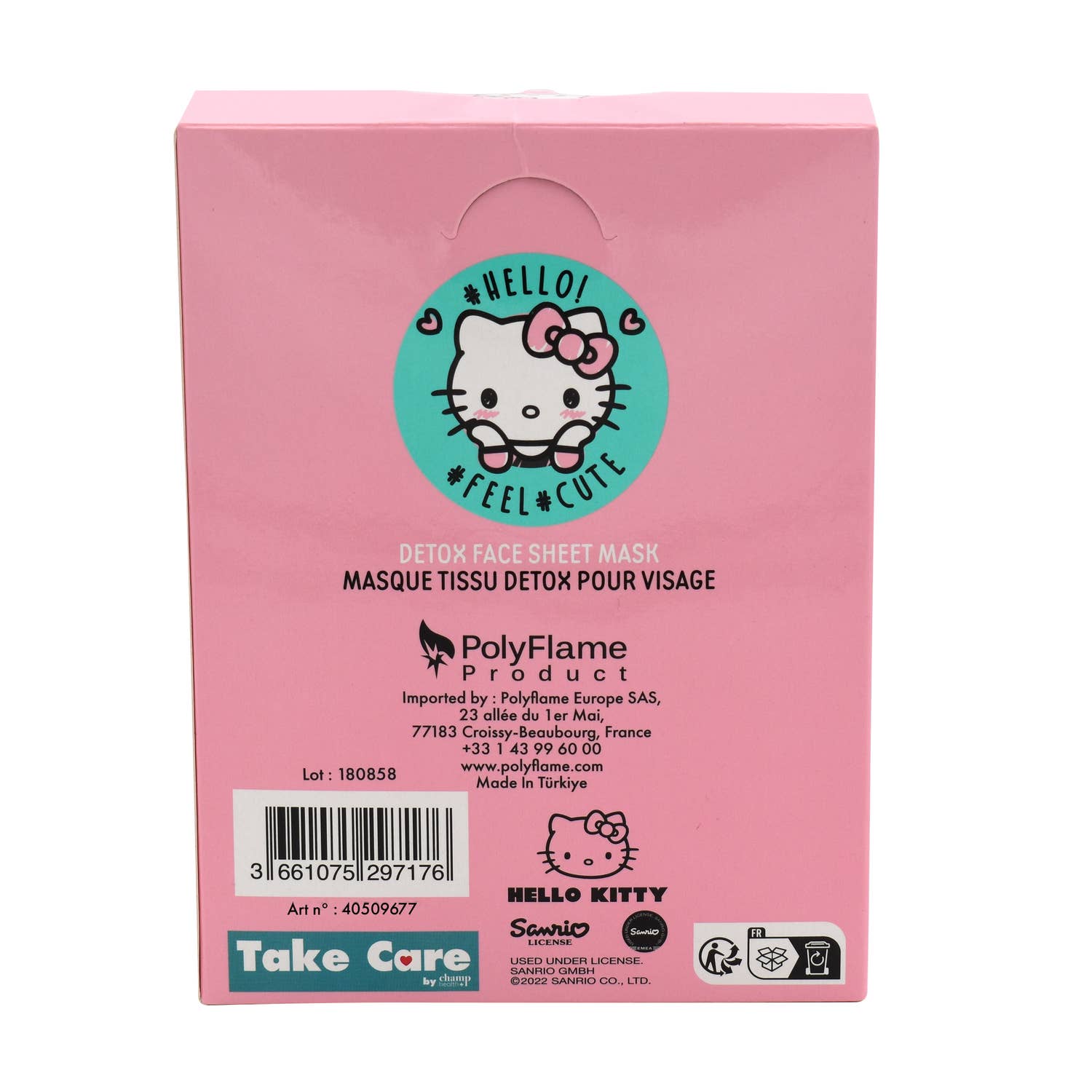 Takecare – Großhandel Nicht-medizinische Einwegmaske – Detox-Stoffmaske - Hello Kitty6