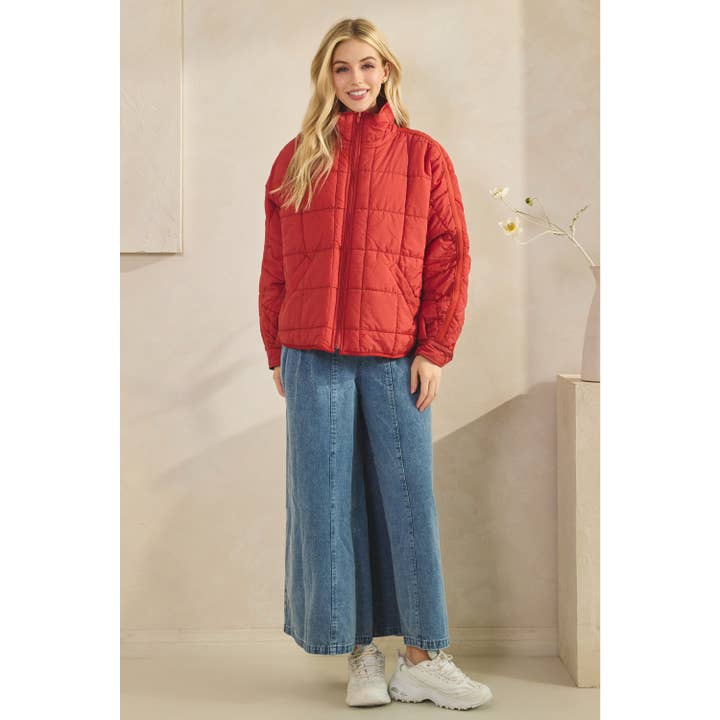 Veveret – wholesale Jacket – Women's – Zip Up Packable Puffer Jacket9