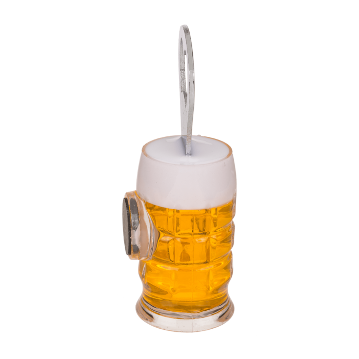 Out of the blue KG – Großhandel Bierglas/-becher – Metall-Flaschenöffner in Form eines Bierkrugs mit Magnet2
