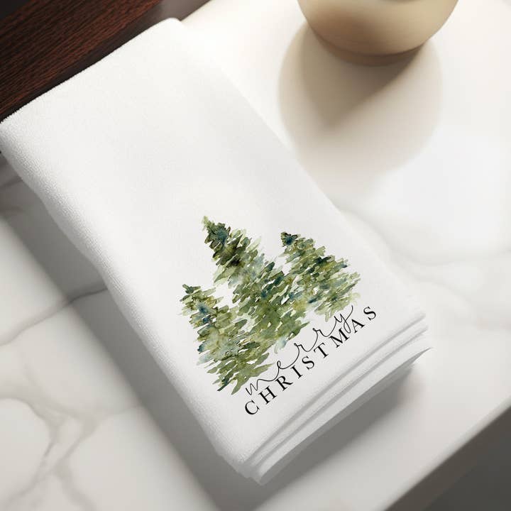 Fernville Creations - Wholesale Hand Towel - Christmas Tree Holiday Hand Towel & Bath/Kitchen Decor5