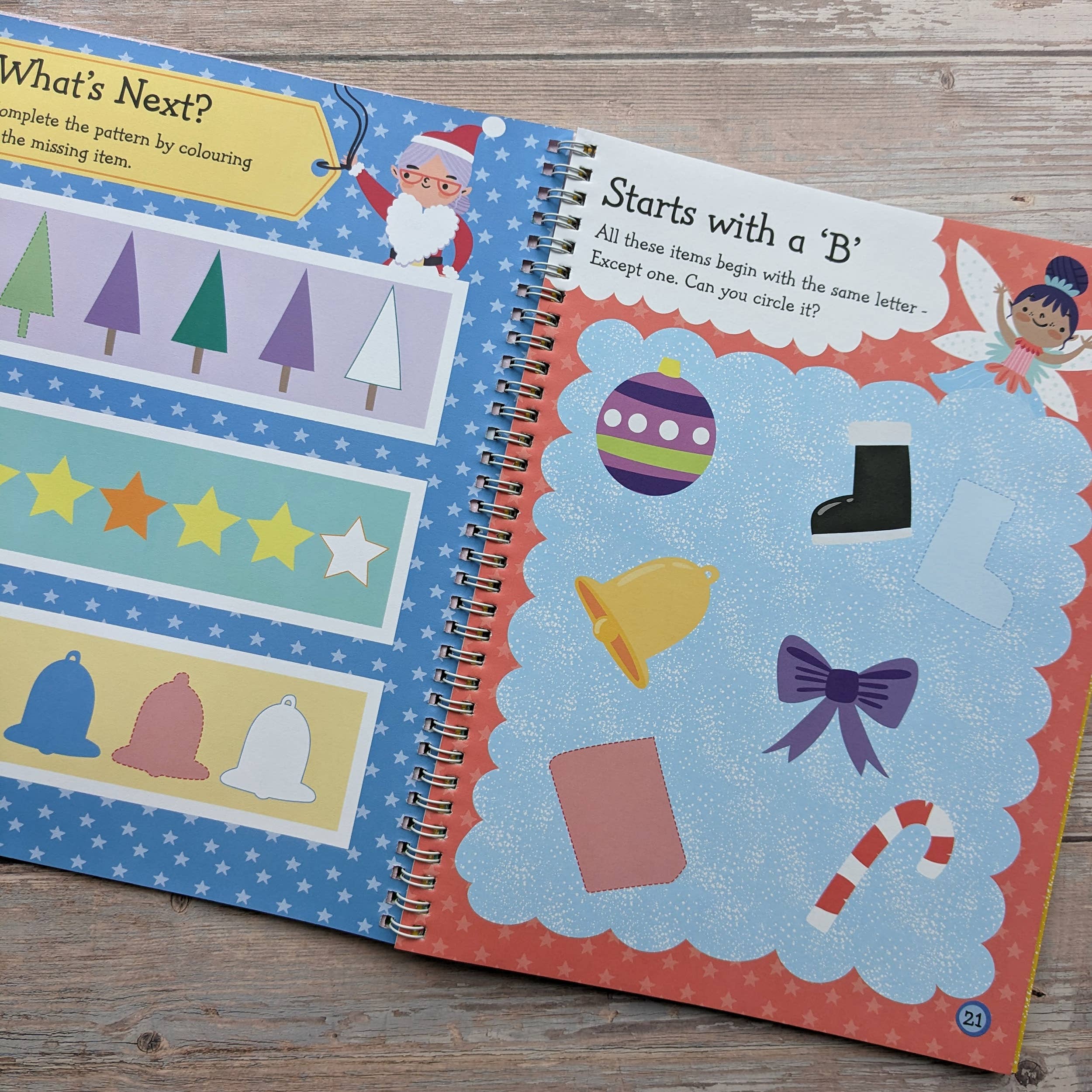 Robert Frederick Ltd – wholesale Sticker – Child & baby – Big Sticker Book Christmas - Elves2