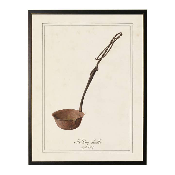 Akvarellsmältande slevmålning för wholesale av Antique Curiosities Inc