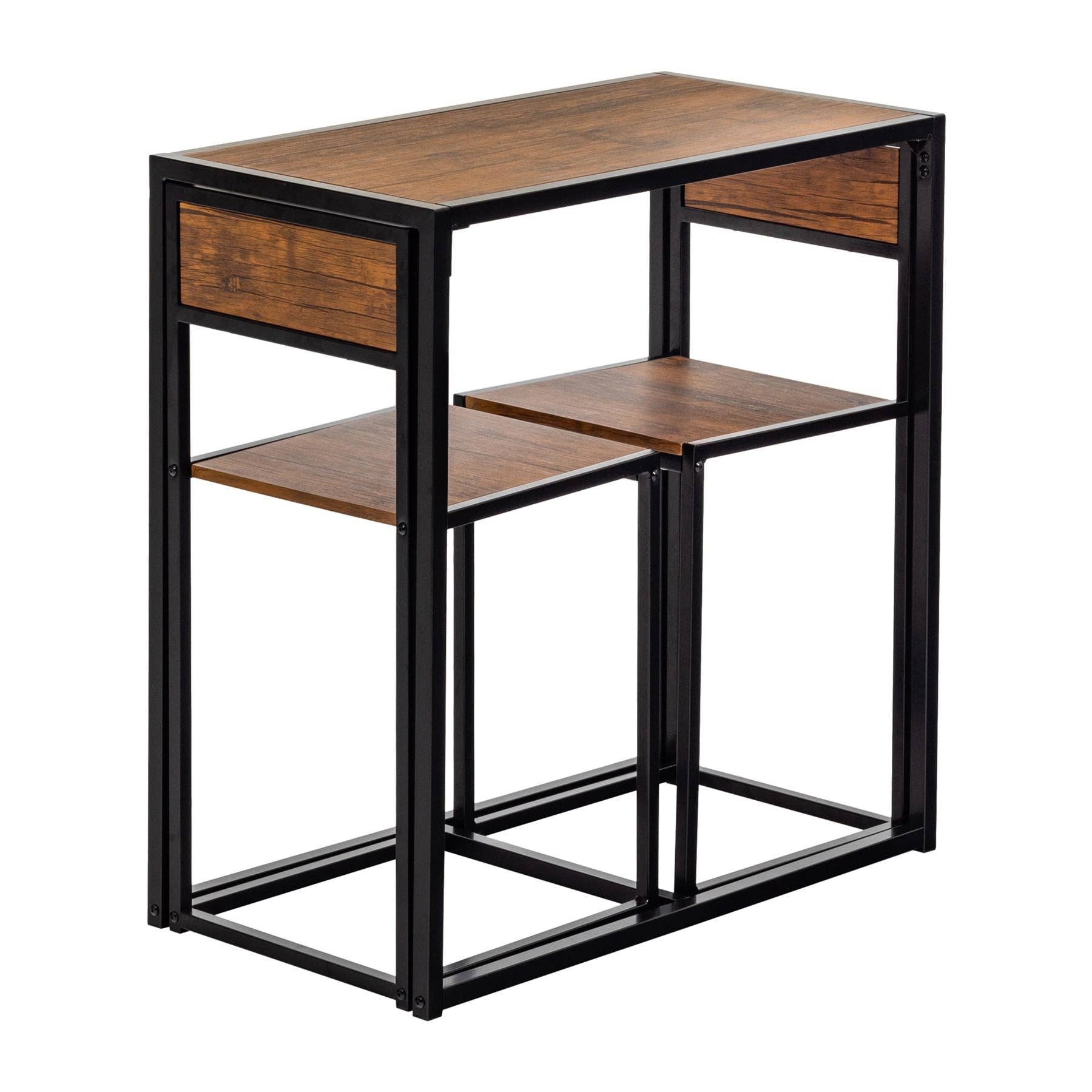 Rinkit Ltd - Wholesale Patio Set - Harbour Housewares 2 Seater Breakfast Bar Set - Brown6