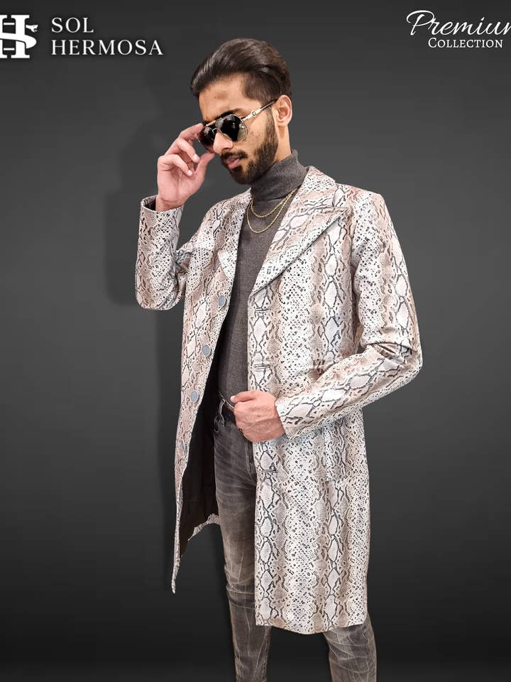 Apollo Men's Real Leather Coat for wholesale by Sol Hermosa