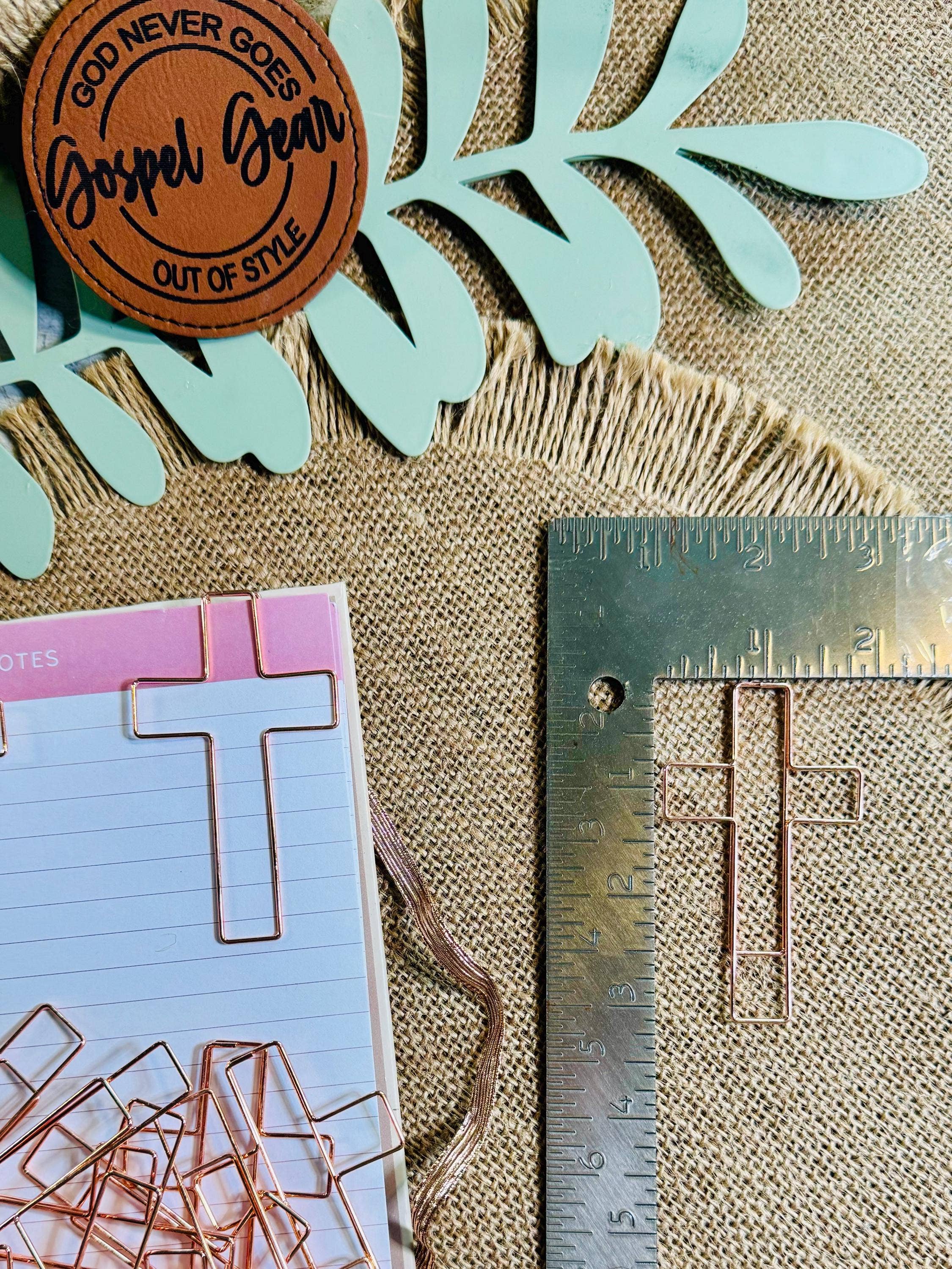 Gospel Gear Co - Wholesale Bookmark - Jumbo Cross Bookmark Paperclips6