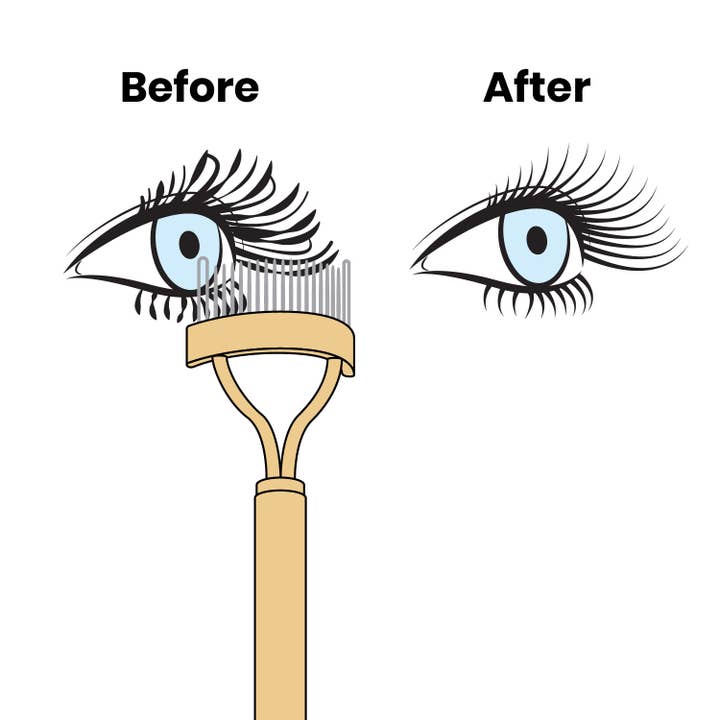 Lindo - Wholesale Eyelash Curler - Lindo Lash Comb - w/ Travel Cap