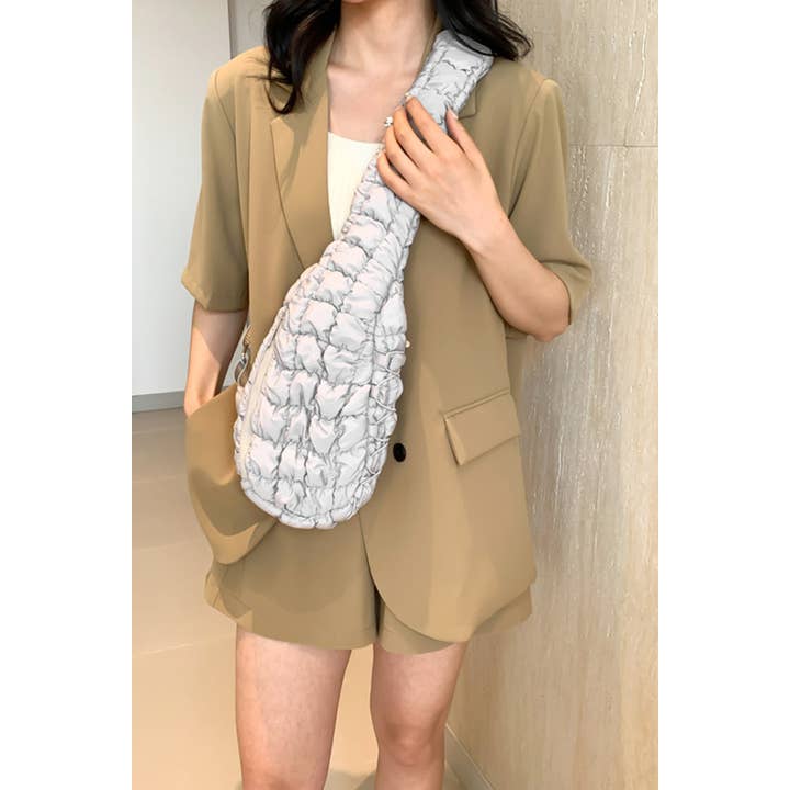 42POPS - Wholesale Crossbody Bag - Women's - "...._ Quilted Puffy Crossbody Sling Bag1