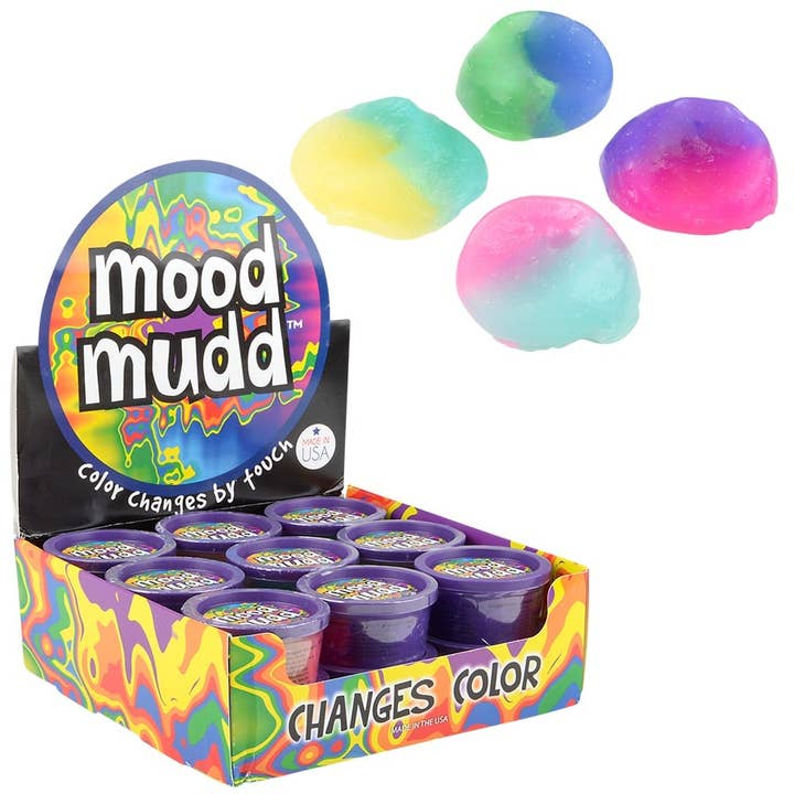 MOOD MUDD DOUGH 4OZ (36PCS/CASE) ® LLB Slime & Putty for wholesale by La Luna Bella - Toys