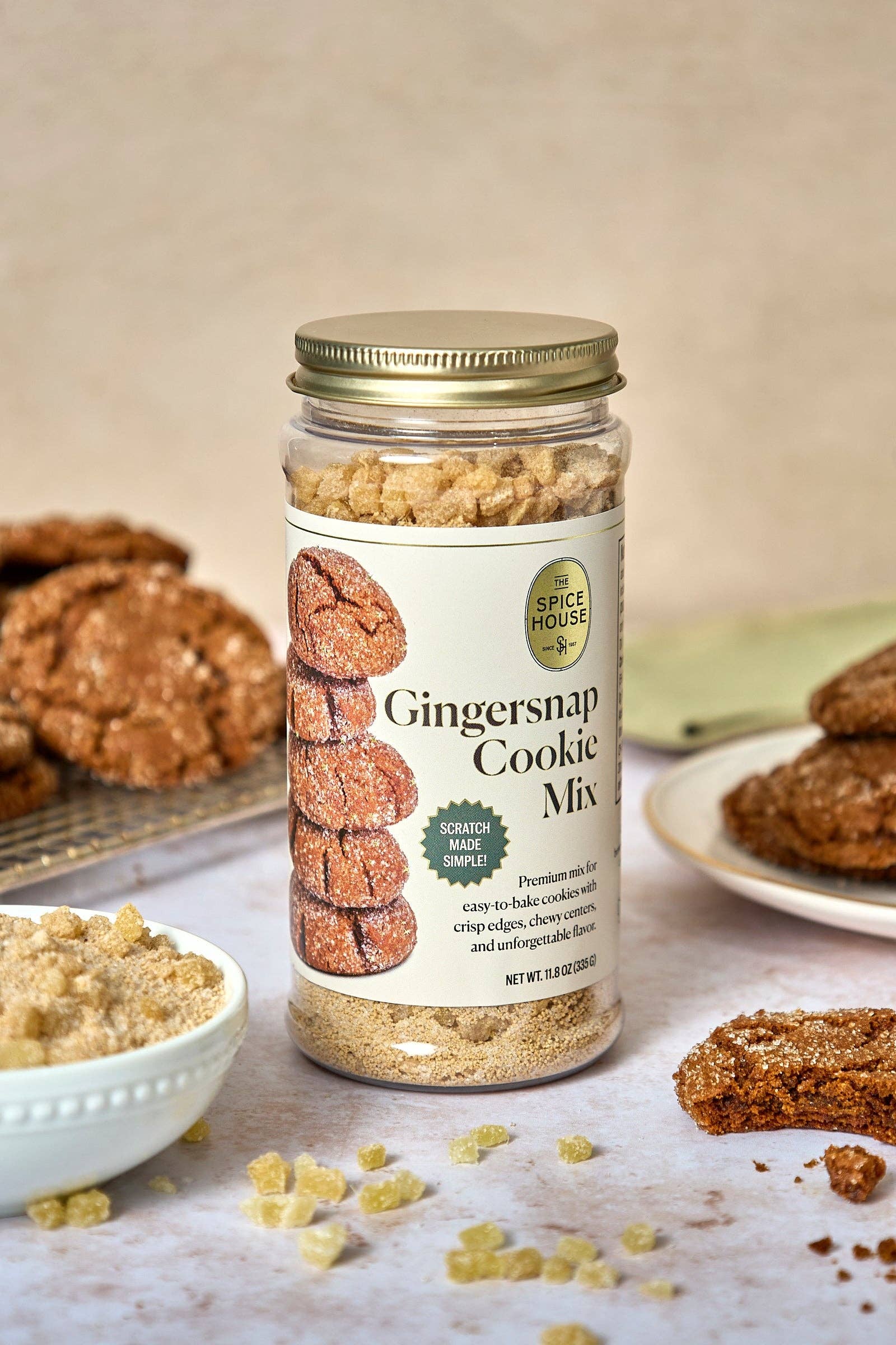 The Spice House - Wholesale Cookie Mix - Gingersnap Cookie Mix2