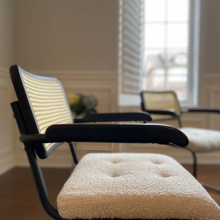 Seat4uhome - Wholesale Chair - Boucle Upholstered Rattan Elton Dining Chair-Price Per Item5