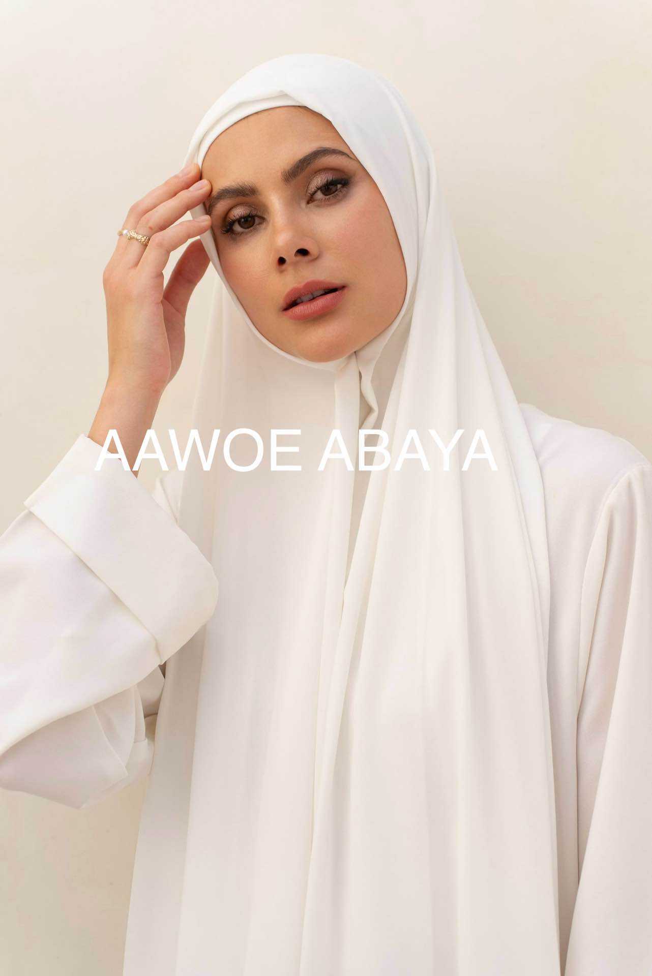 Aawoe Abaya - Wholesale Hijab - Women's - Elegant Long-Sleeve Shawl - 2484-HIJ0
