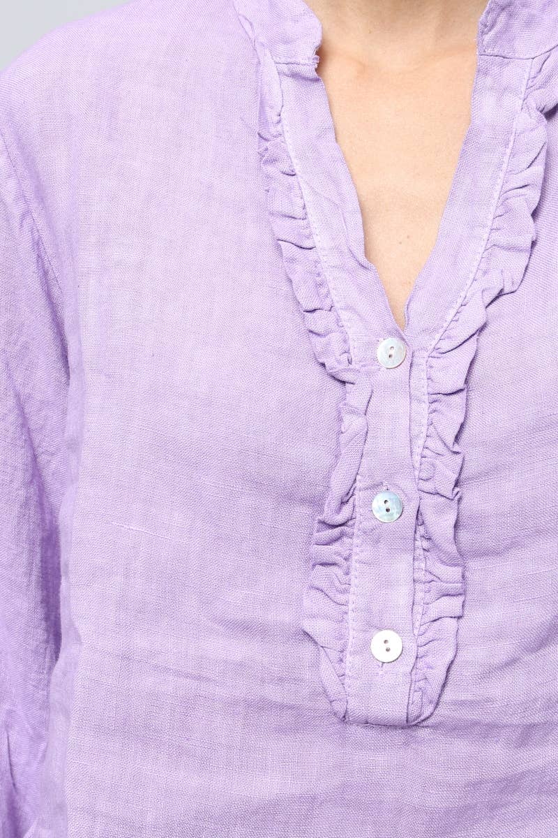 LÉA & LUC – wholesale Blus - Dam – Blus i 100 % linne REF. 664923