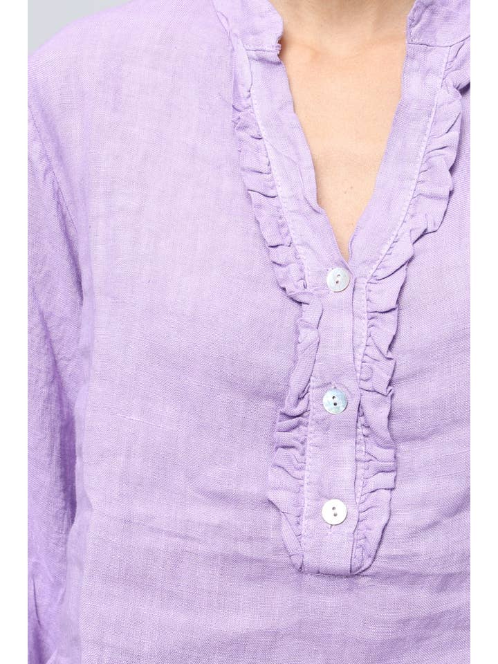 LÉA & LUC – wholesale Blouse – Women’s – 100% Linen Blouse REF. 664923