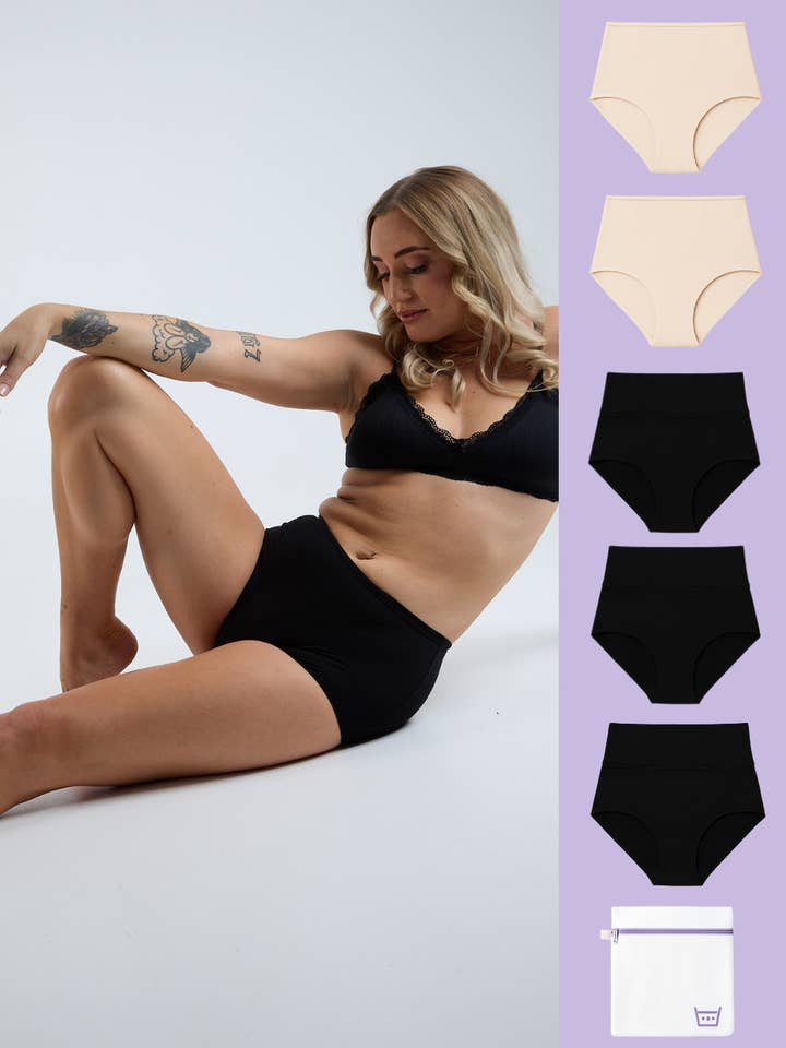 Orgaknix High Waist (5 Pack) for wholesale by Eco Period
