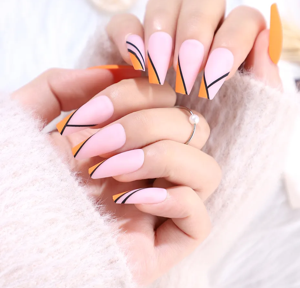 P.R.M.I.T Beauty - Wholesale Press-On/Fake Nails - PAPAYA SLICE4