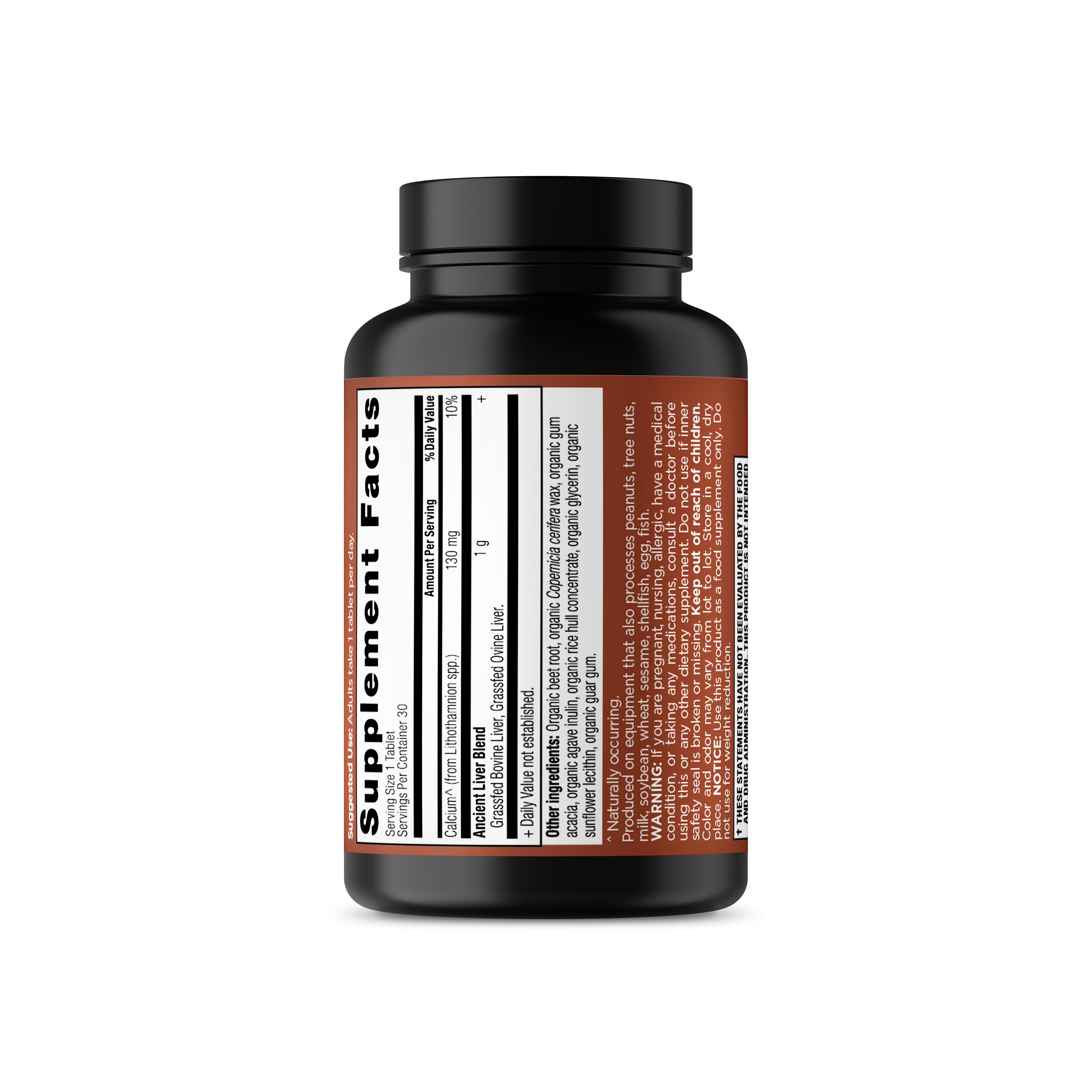 Ancient Nutrition - Wholesale Oral Supplement/Vitamin - Grass-Fed Liver Once Daily | Tablets (30 Tablets)6