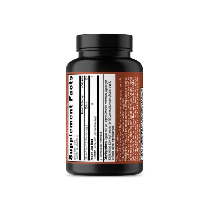 Ancient Nutrition - Wholesale Oral Supplement/Vitamin - Grass-Fed Liver Once Daily | Tablets (30 Tablets)6