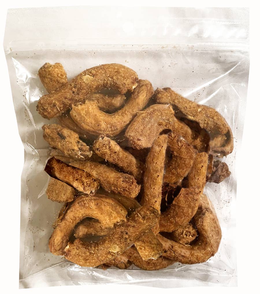 Scoochie Pet Products - Wholesale Pet Treats - Dog - 25 Pack Freeze Dried Chicken Necks in Zip Lock Bag with UPC1