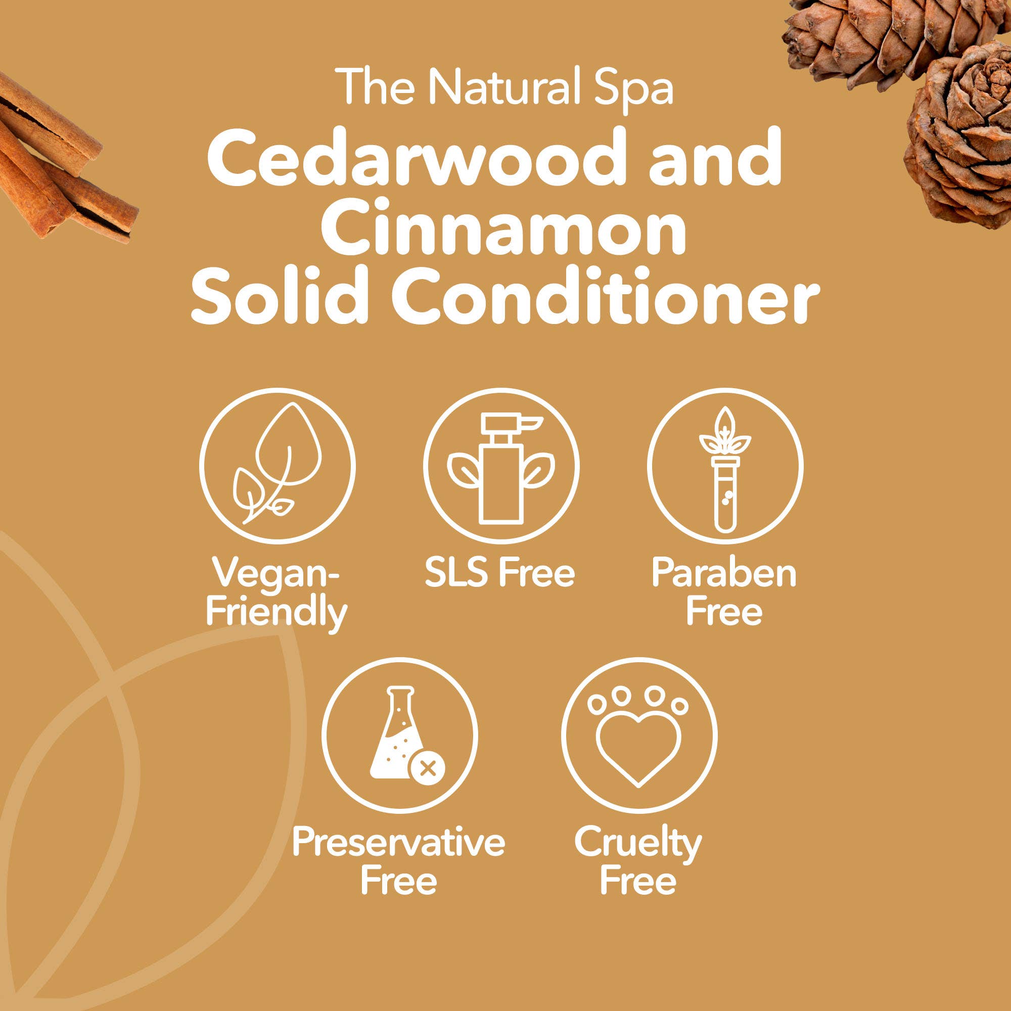 The Natural Spa Cosmetics – wholesale Hair conditioner – Spiced Cedar, Solid Conditioner - Autumn - Halloween1