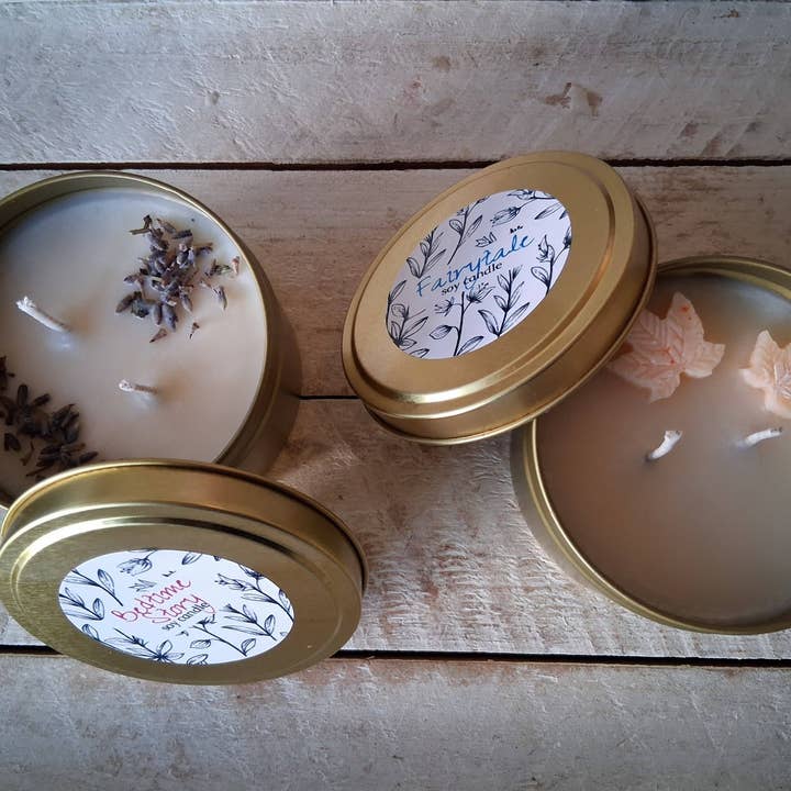 Willow & Wick Soapery - Wholesale Jar/Filled Candle - Apple + Maple + Bourbon | Natural Soy Candle | Wood Wick4