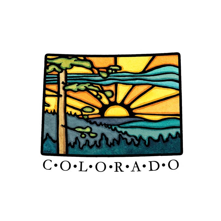 Sarah Angst Art - Wholesale Postcard - Custom Name Dropped State Postcards - Pack of 1005